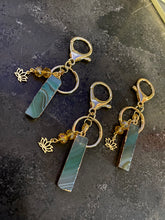 Load image into Gallery viewer, KRYSTAL | lotus charm keychain