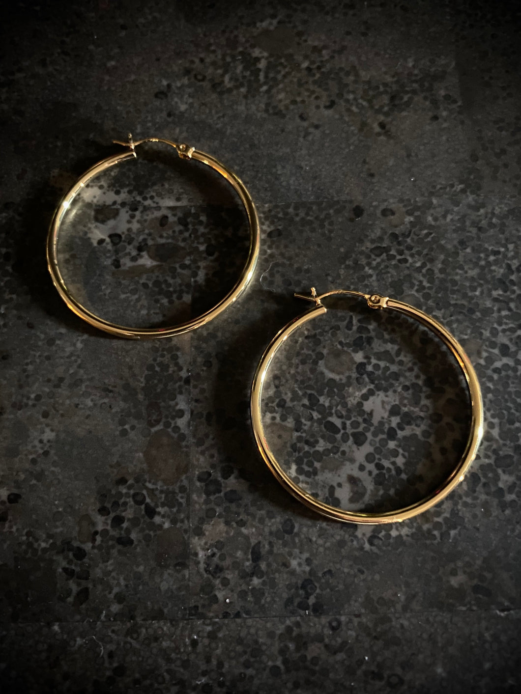 BIANCA | gold hoop earrings